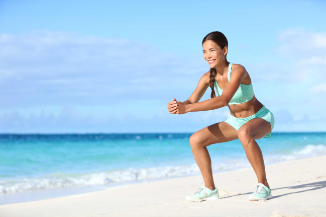 [Ảnh động] Vòng 3 hoàn hảo đâu chỉ nhờ squat