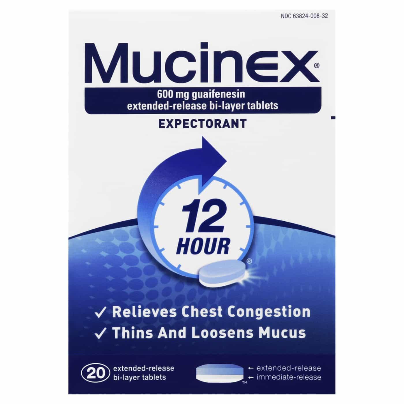 Mucinex® - viên uống trị ho có đờm tác dụng kéo dài