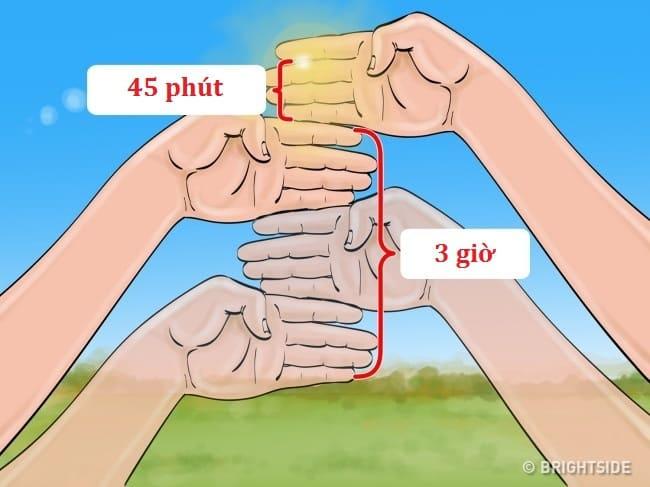 Kỹ năng sống: Dùng mặt trời để nhận biết thời gian