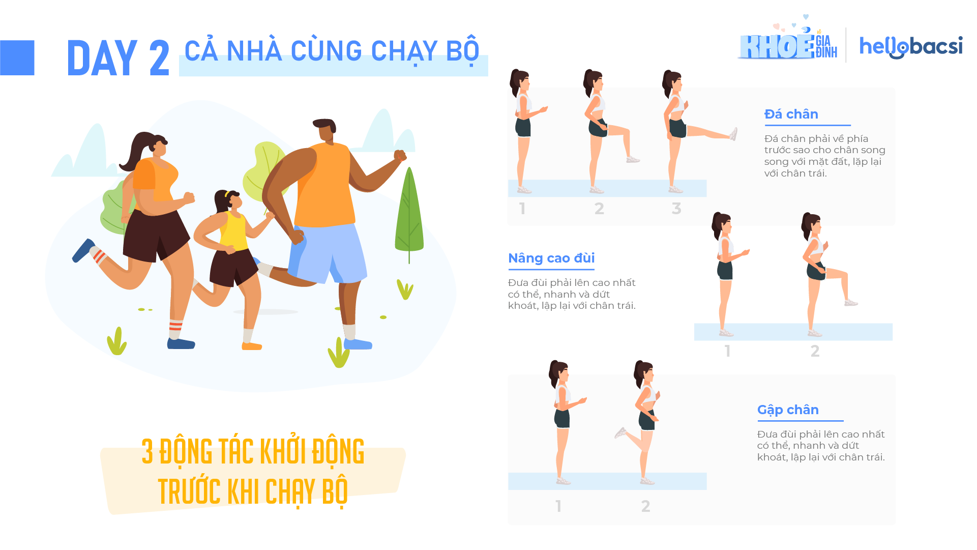 Cả nhà cùng chạy bộ