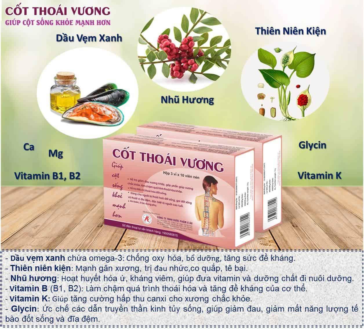 Tại sao Cốt Thoái Vương được nhiều người đang gặp vấn đề về xương khớp, cột sống, đĩa đệm chọn?