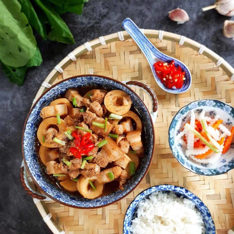 Cách làm thịt kho măng ngon, lành mạnh: Lựa chọn phù hợp cho người bệnh mạn tính