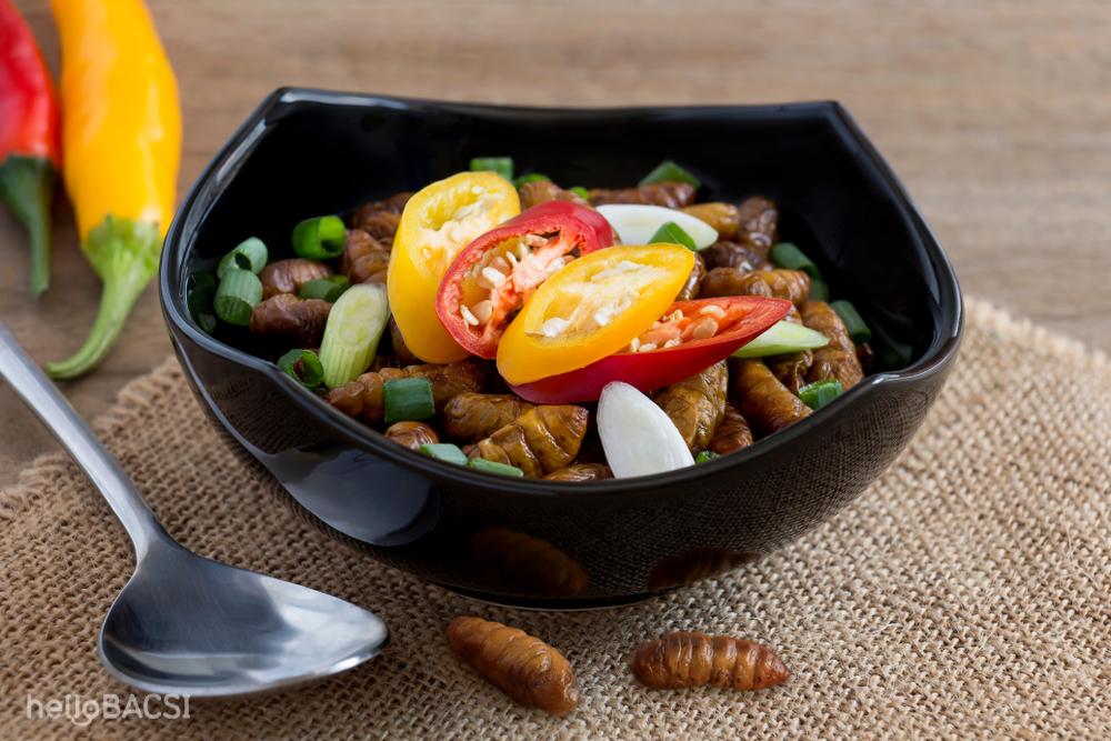 Nhộng tằm có tác dụng gì? 3 món ăn bổ dưỡng từ nhộng tằm