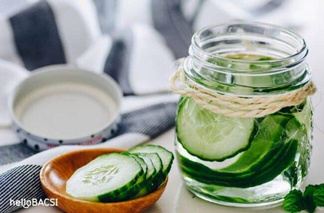 Cách làm nước detox dưa chuột và nước ép dưa chuột để giảm cân