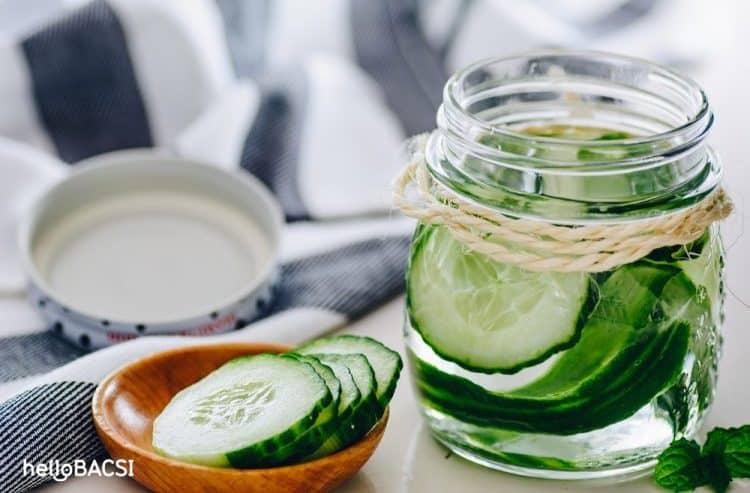 Cách làm nước detox dưa leo và nước ép dưa leo giảm cân