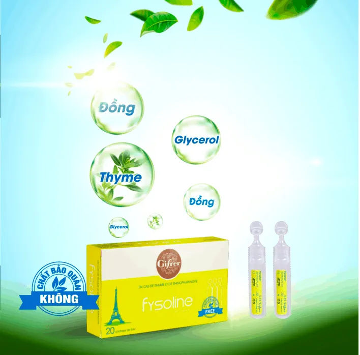 Nước muối sinh lý Fysoline kháng khuẩn