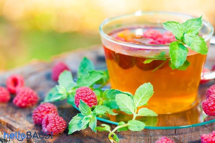 Trà lá mâm xôi và những ích lợi dành cho mẹ bầu