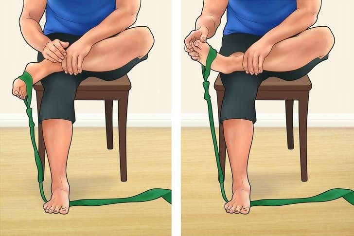 tập thể dục cho bàn chân