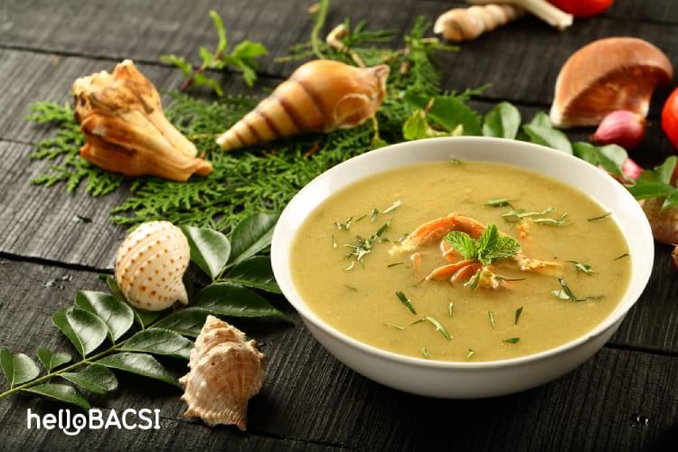 Cách nấu nướng cháo cua biển cả mang đến bé xíu với mực, thơm phức, cà chua