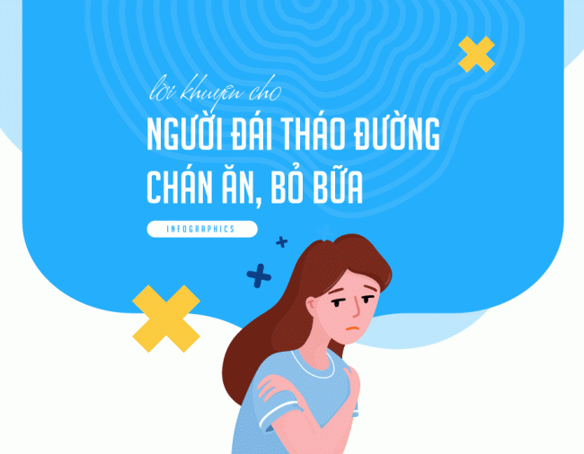 Lời khuyên cho người đái tháo đường chán ăn, bỏ bữa