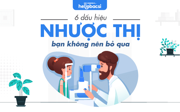 [Infographic] 6 dấu hiệu nhược thị bạn không nên bỏ qua