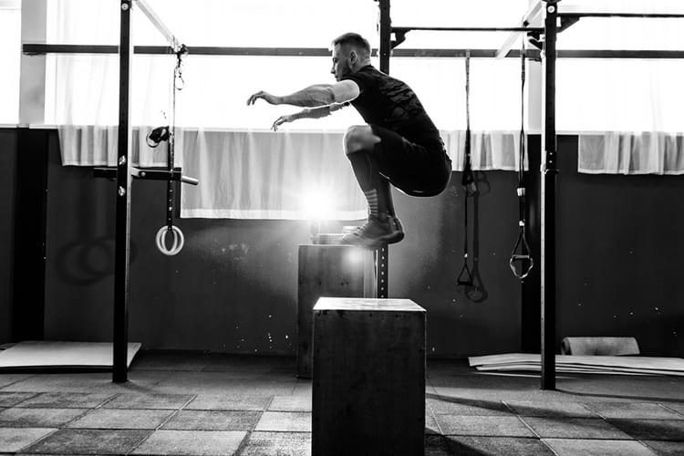 Burpee box jump