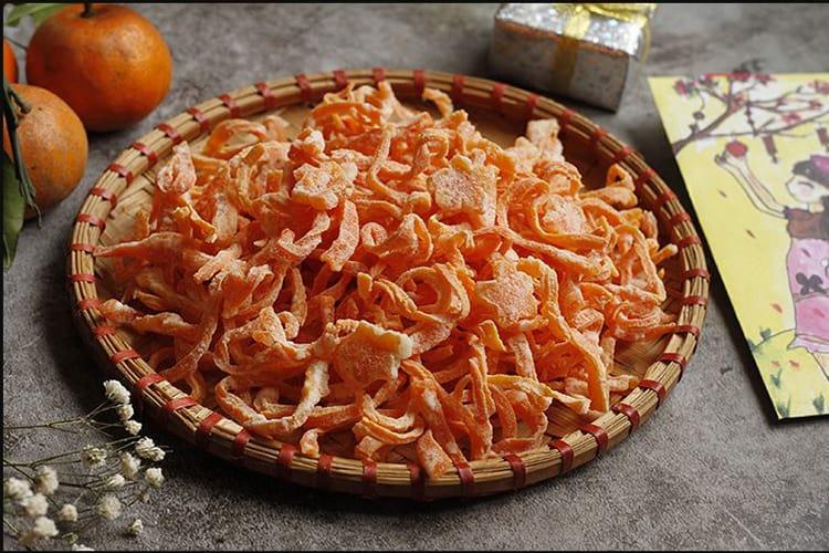 Cách làm mứt cà rốt ngon dẻo tuyệt vời nhâm nhi trong những ngày Tết