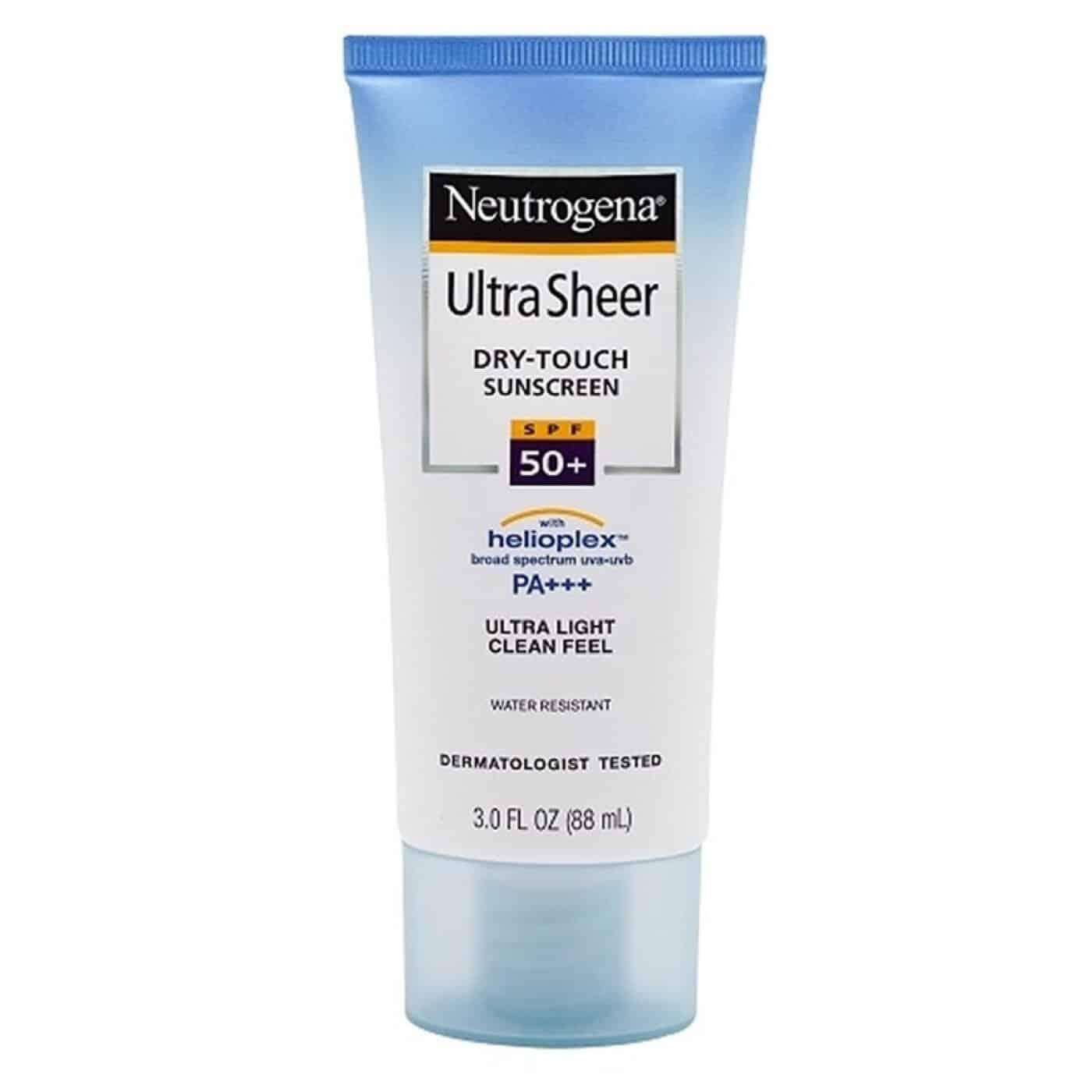 Kem Chống Nắng Neutrogena Ultra Sheer Dry cảm ứng Khô Thoáng SPF 50 PA+++ 88ml