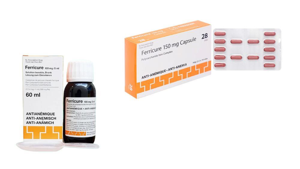 Ferricure bổ sung sắt: Chỉ định, cách dùng và liều dùng