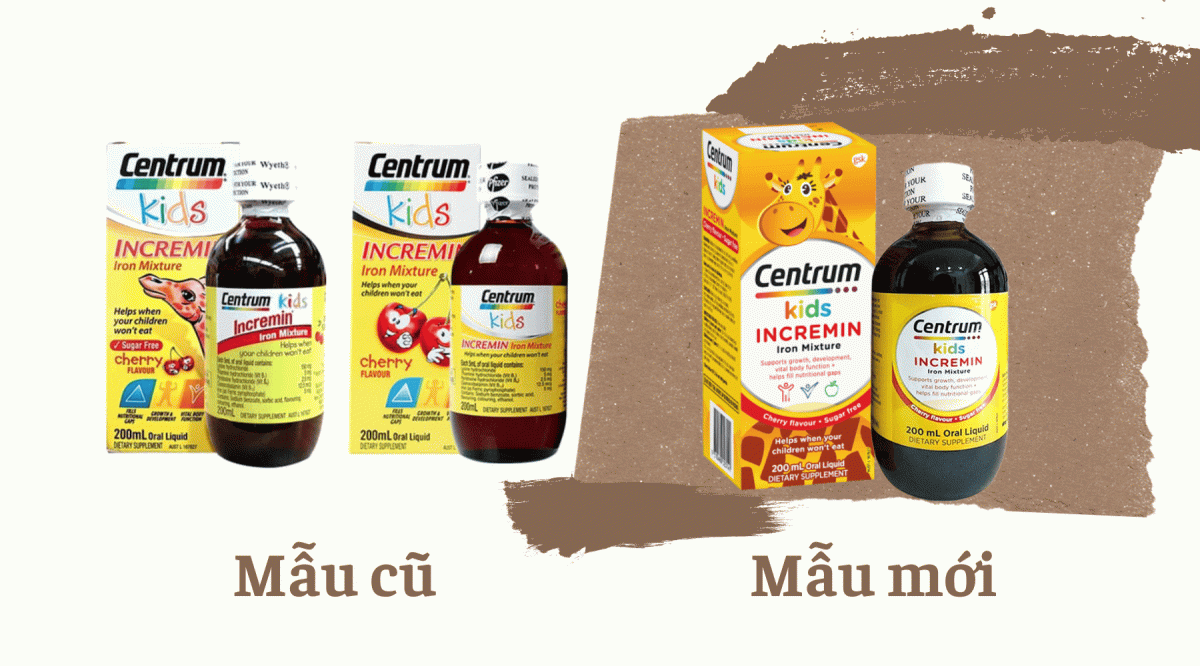 Centrum Syrup Centrum Kids Incremin có tốt không? Nên dùng cho bé mấy tuổi?