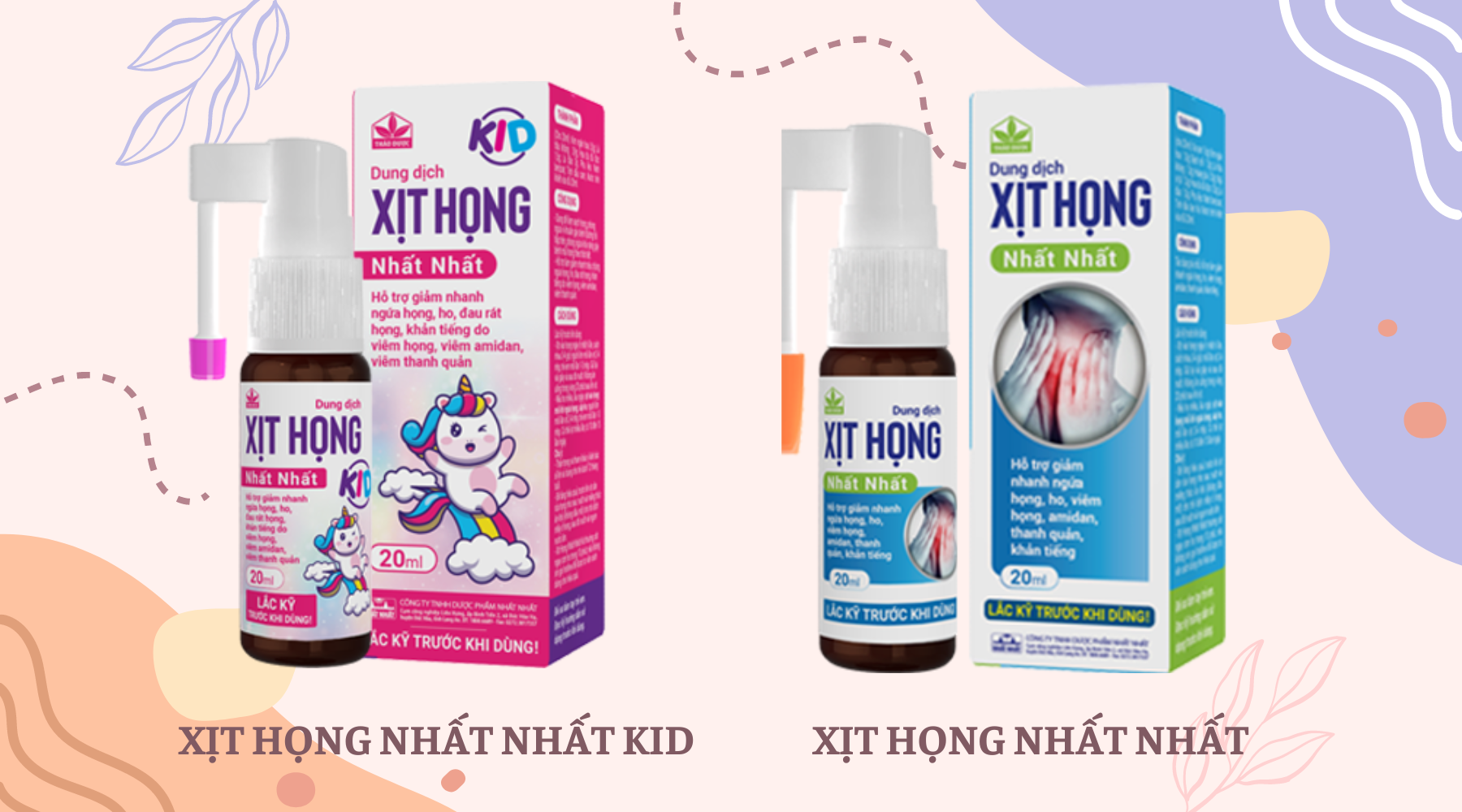 Xịt họng Nhất Nhất dùng cho trẻ mấy tuổi? Có nên cho bé dùng không?