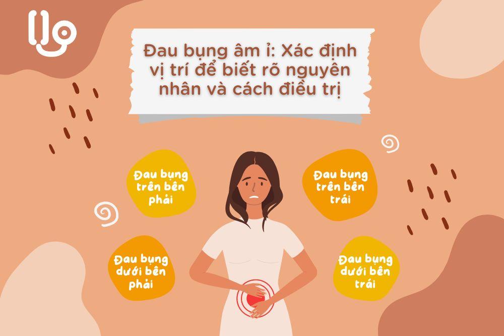 Đau bụng âm ỉ: Xác định vị trí để biết rõ nguyên nhân và cách điều trị