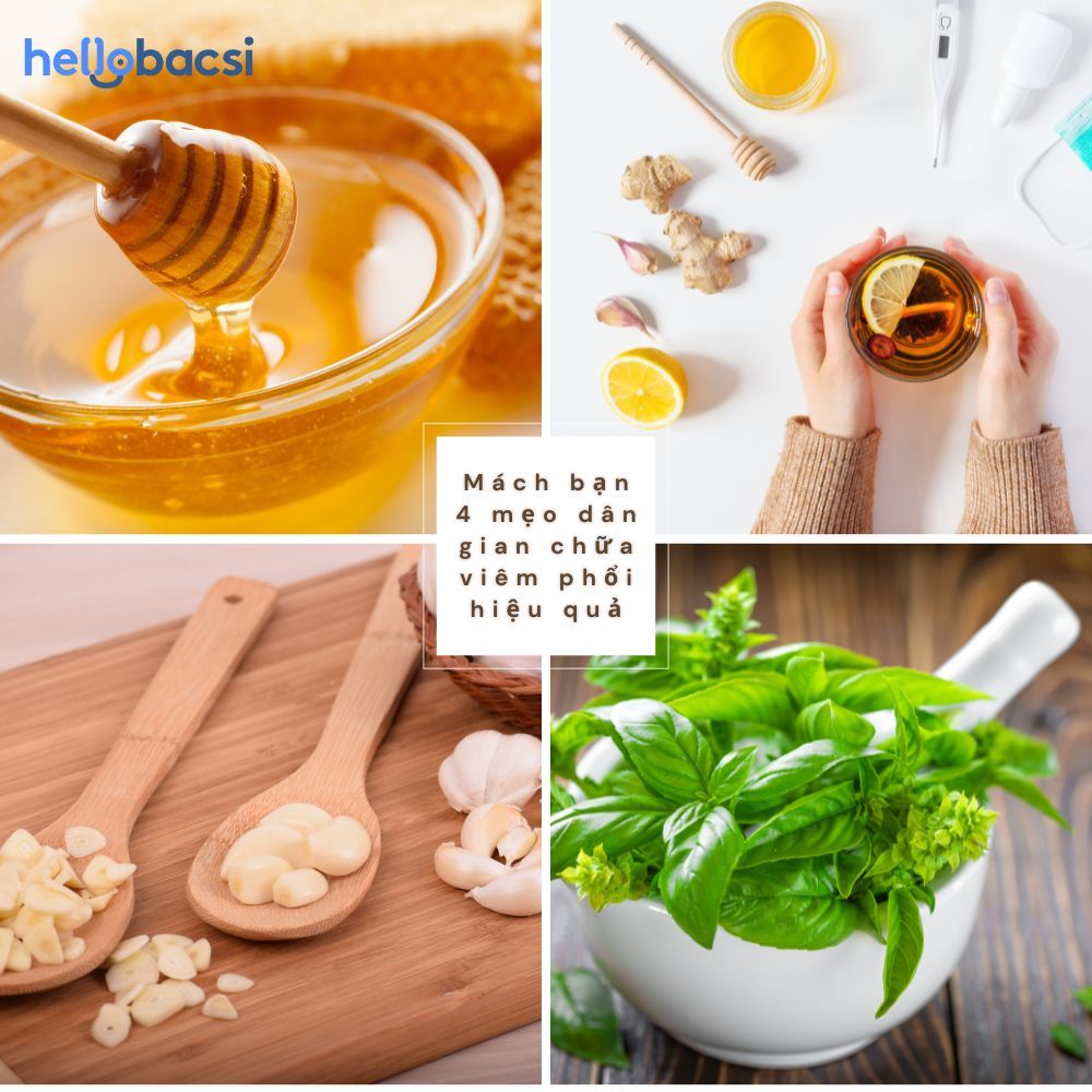 Mách bạn 4 mẹo dân gian chữa viêm phổi hiệu quả