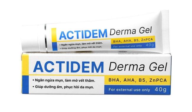 Gel trị mụn Actidem Derma có đẩy mụn không? Cách sử dụng hiệu quả