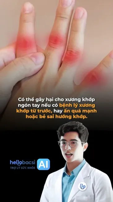 Nếu bạn đang có thói quen bẻ khớp ngón tay thì phải xem ngay video này