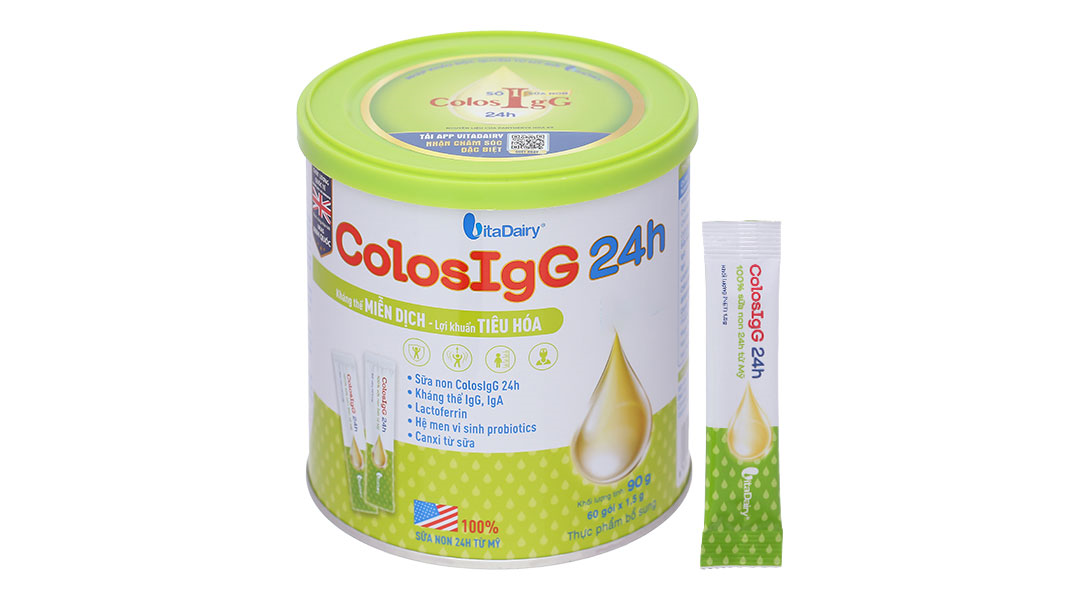 Sữa non ColosIgG Vitadairy 24h