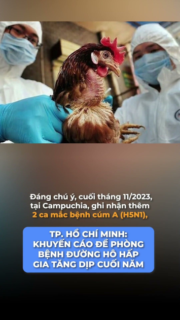 Thành phố Hồ Chí Minh: Khuyến cáo đề phòng bệnh đường hô hấp gia tăng dịp cuối năm
