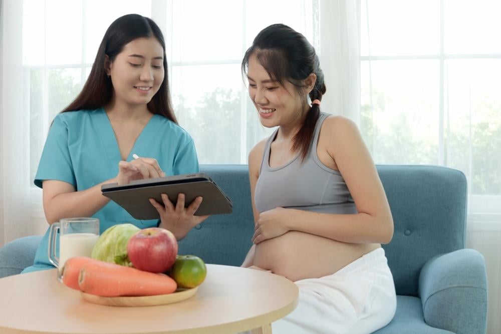 mẹ bầu bổ sung vitamin