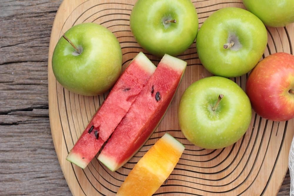 Nước ép dưa hấu với táo 
