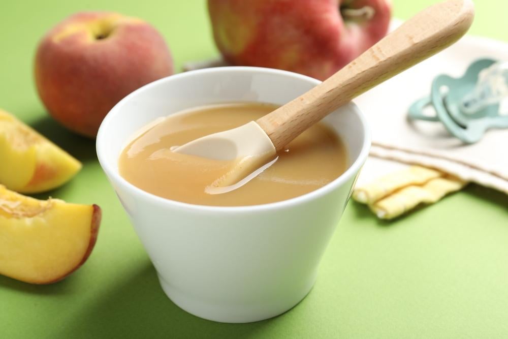Cách làm quả đào cho bé ăn dặm