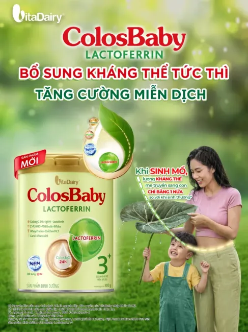 ColosBaby - Bổ sung kháng thể tức thì