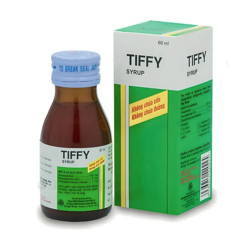 Thuốc sổ mũi cho bé: Tiffy